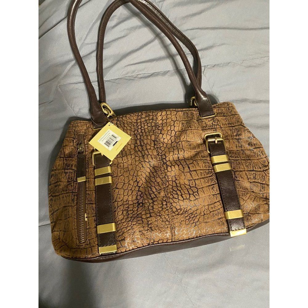 Gal distressed harness purse